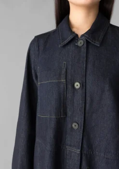 Sale Cotton Hemp Denim Dress Women Denim|Workwear