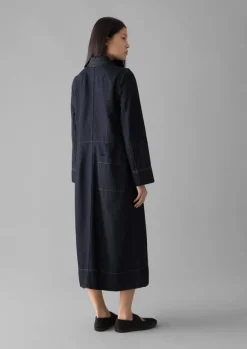Sale Cotton Hemp Denim Dress Women Denim|Workwear