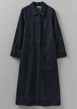 Sale Cotton Hemp Denim Dress Women Denim|Workwear