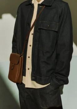 Outlet Cotton Hemp Denim Jacket Denim|Workwear