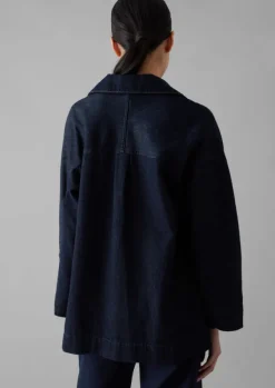Online Cotton Hemp Denim Smock Women Denim|Tops & Tees