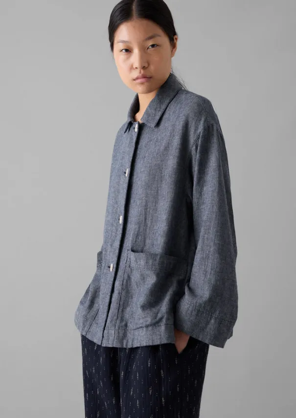 Hot Cotton Linen Twill Shirt Women Linen|Loungewear
