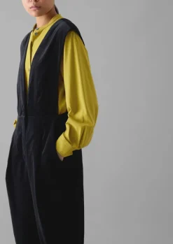 Discount Cotton Velvet Pinafore Jumpsuit Women Velvet|Jumpsuits