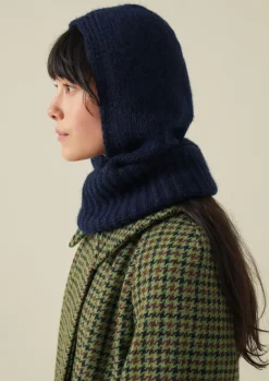 Online Cotton Wool Knitted Hood Women Hats, Scarves & Gloves