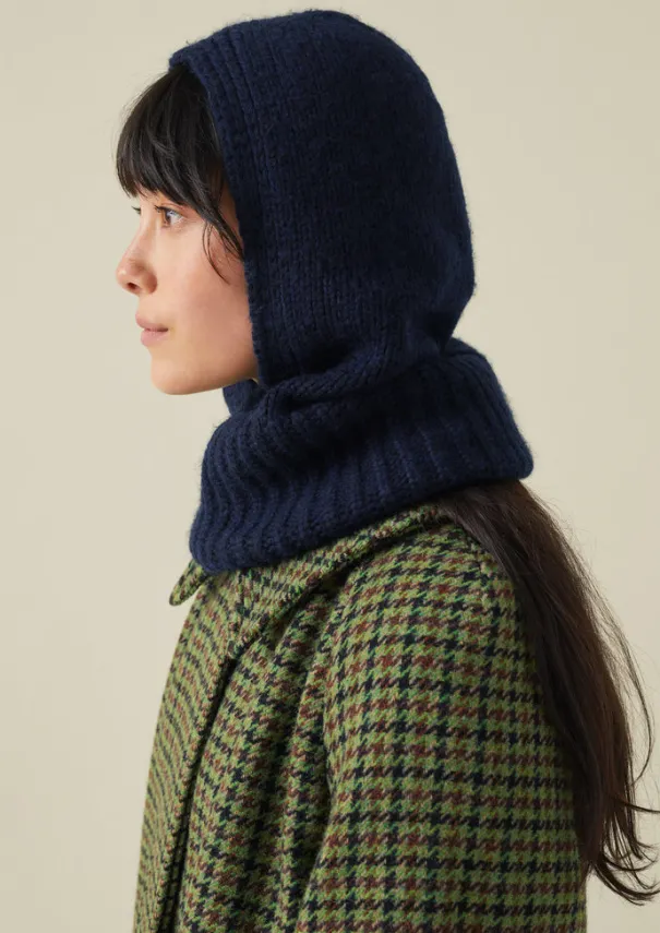 Online Cotton Wool Knitted Hood Women Hats, Scarves & Gloves