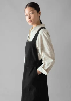 New Denim Pinafore Dress Women Denim|Dresses