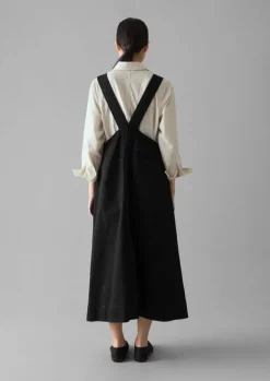 New Denim Pinafore Dress Women Denim|Dresses
