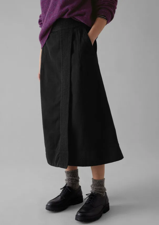 Clearance Denim Wrap Skirt Women Denim|Workwear