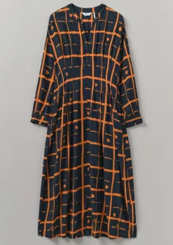 Sale Diamond Dot Print Fluid Dress Women Dresses