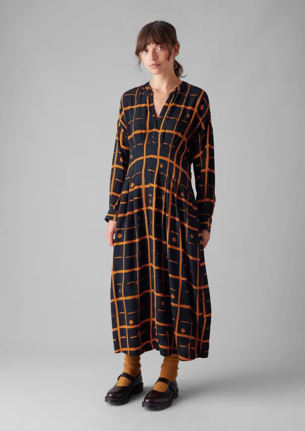 Sale Diamond Dot Print Fluid Dress Women Dresses