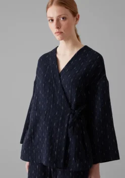 Clearance Dobby Cotton Lounge Jacket Women Loungewear|Coats & Jackets