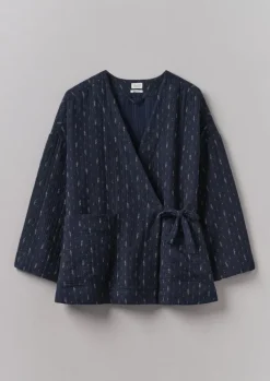 Clearance Dobby Cotton Lounge Jacket Women Loungewear|Coats & Jackets