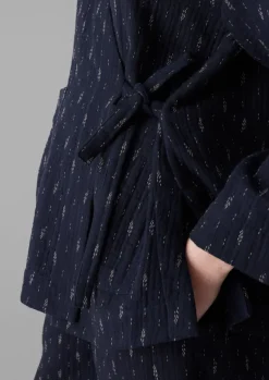 Clearance Dobby Cotton Lounge Jacket Women Loungewear|Coats & Jackets