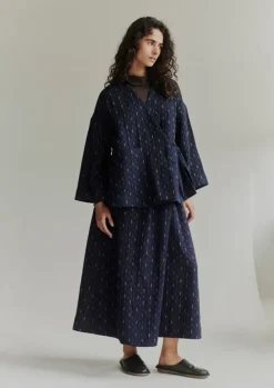 Hot Dobby Stitch Cotton Skirt Women Loungewear|Skirts