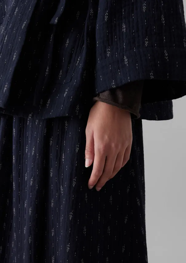Hot Dobby Stitch Cotton Skirt Women Loungewear|Skirts
