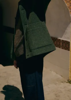 Outlet Dogtooth Wool Chore Jacket Coats & Jackets