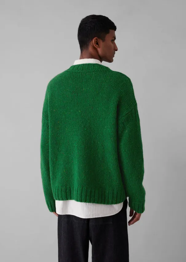 Donegal Wool High Neck Easy Sweater Knitwear