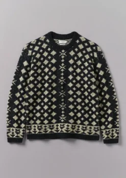 Sale Donegal Wool Jacquard Sweater Knitwear