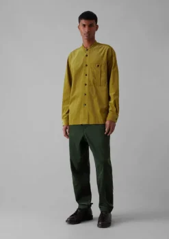 Discount Dropped Shoulder Organic Cord Grandad Shirt Cord|Shirts