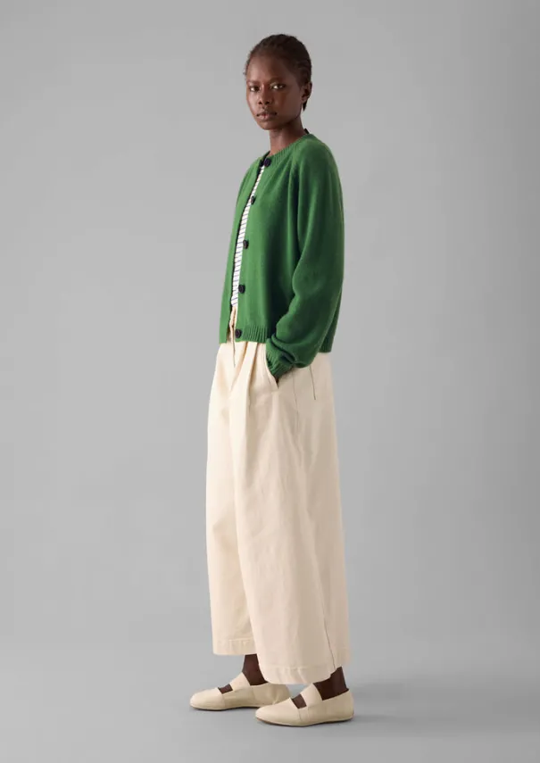 New Eden Wool Cashmere Raglan Cardigan Women Cashmere|Knitwear