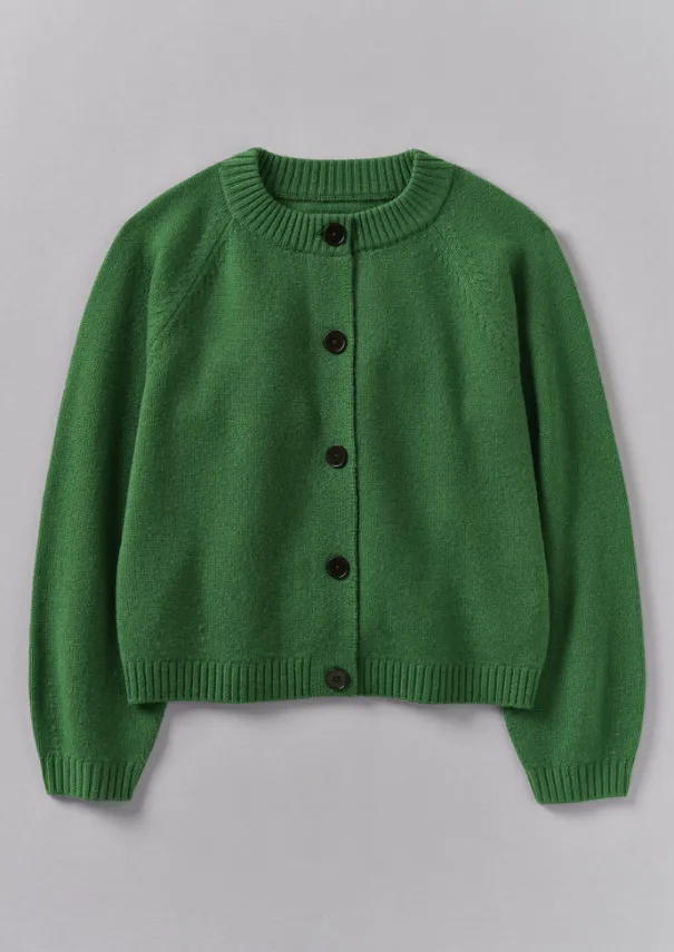 New Eden Wool Cashmere Raglan Cardigan Women Cashmere|Knitwear