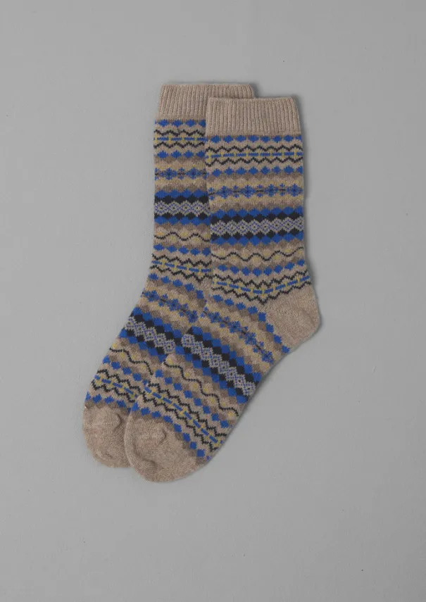 Online Fair Isle Wool Socks Women Socks & Tights