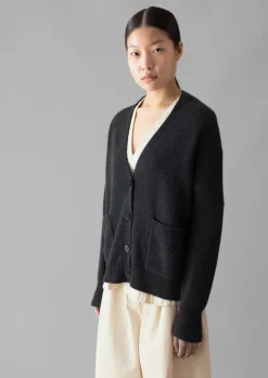 Sale Ffion Wool Cashmere Boxy Cardigan Women Cashmere|Knitwear