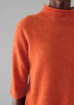 Best Fine Wool Cashmere Half Sleeve Sweater Women Cashmere|Knitwear