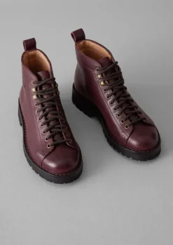 Fracap Leather Monkey Boots Women Boots