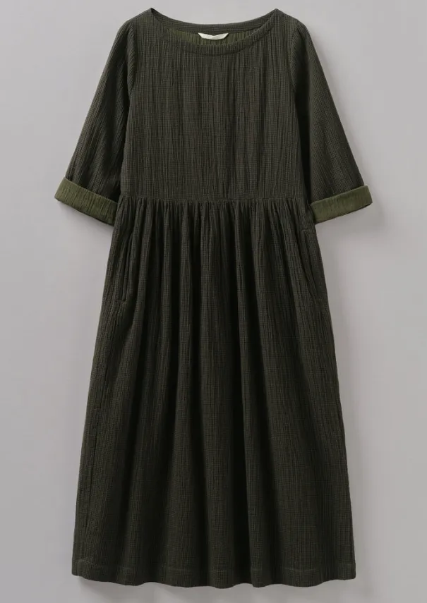 Sale Freya Crinkle Organic Cotton Dress Women Loungewear|Dresses
