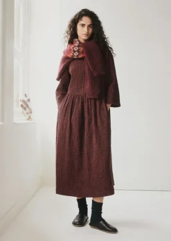 Discount Freya Gingham Crinkle Cotton Dress Women Loungewear|Dresses
