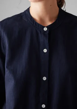 Clearance Front Pocket Soft Twill Shirt Women Workwear|Shirts