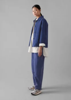 Discount Garment Dyed Cotton Linen Canvas Trousers Women Linen|Trousers