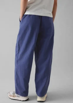 Discount Garment Dyed Cotton Linen Canvas Trousers Women Linen|Trousers