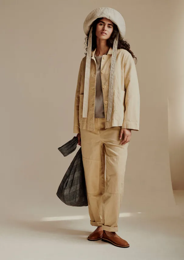 Online Garment Dyed Cotton Linen Jacket Women Linen|Coats & Jackets