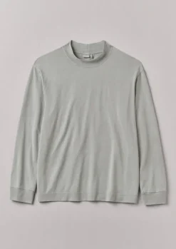 Garment Dyed Cotton Long Sleeve Tee Tops & Tees