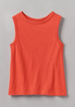 Garment Dyed Organic Cotton Tank Top Women Jersey|Tops & Tees