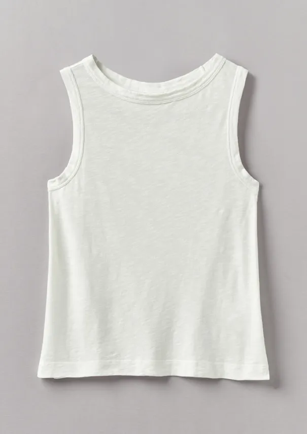 New Garment Dyed Organic Cotton Tank Top Women Jersey|Tops & Tees