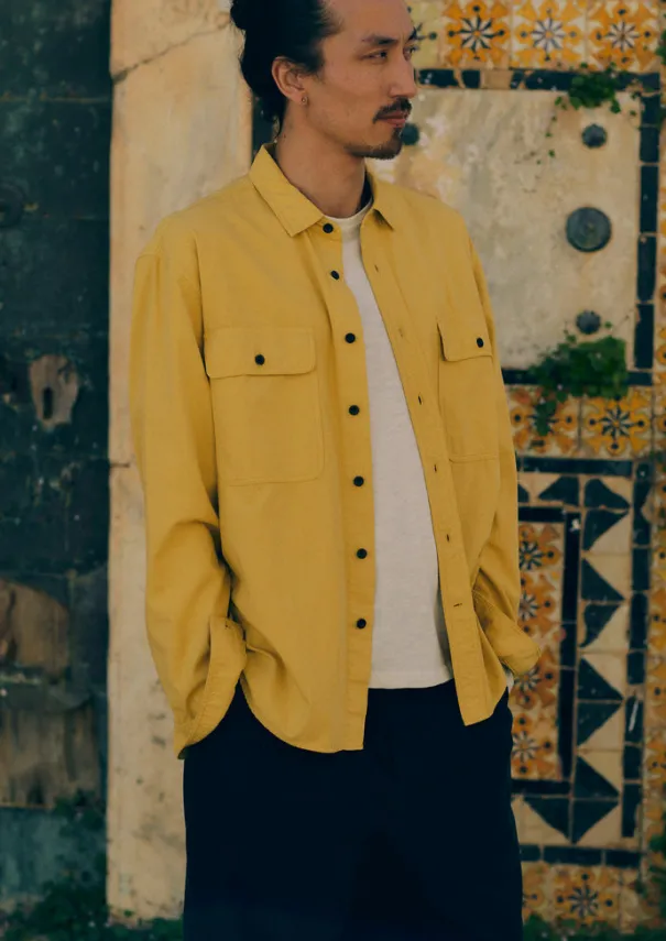 Clearance Garment Dyed Oxford Workwear Shirt Workwear|Shirts