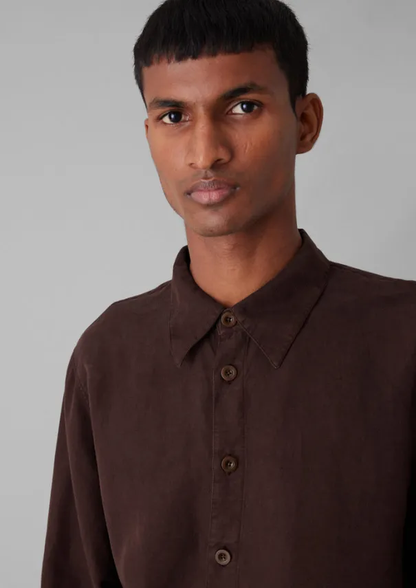 Sale Garment Dyed Point Collar Shirt Shirts
