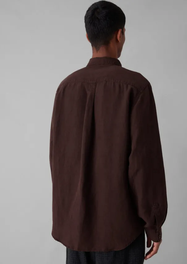 Sale Garment Dyed Point Collar Shirt Shirts