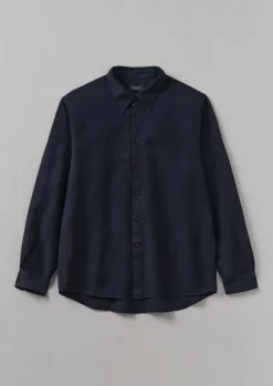 Hot Garment Dyed Point Collar Shirt Shirts