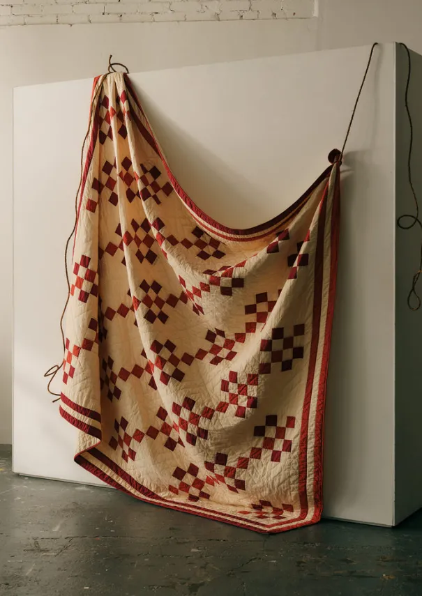 Geo Block Patchwork Cotton Quilt Textiles|Blankets & Throws
