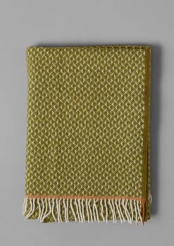 New Geo Diamond Wool Blanket Textiles|Blankets & Throws