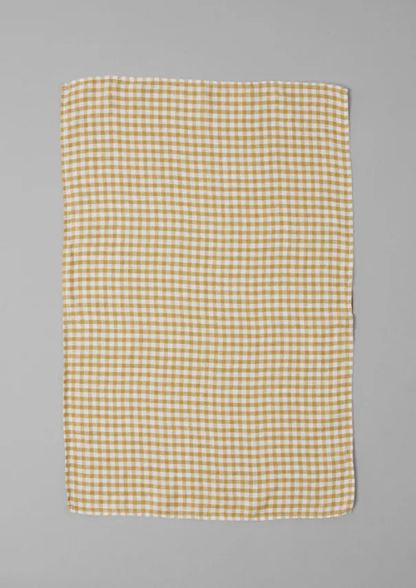 Clearance Gingham Linen Tea Towel Aprons & Tea Towels