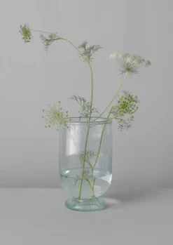 Sale Hand Blown Footed Vase Glass|Decorative Pieces