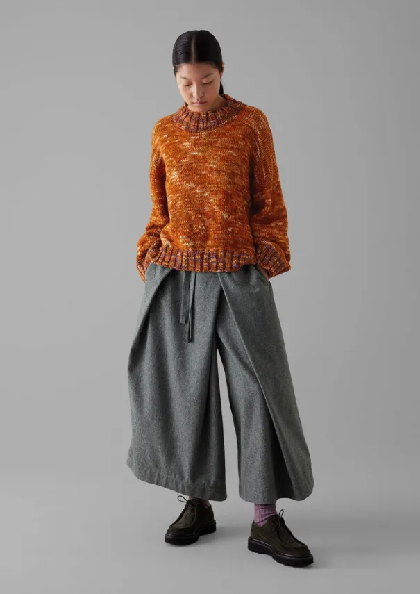 Clearance Hand Dyed Marl Sweater Women Knitwear