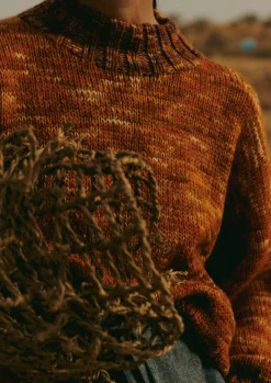 Clearance Hand Dyed Marl Sweater Women Knitwear