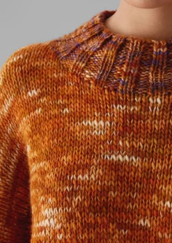 Clearance Hand Dyed Marl Sweater Women Knitwear
