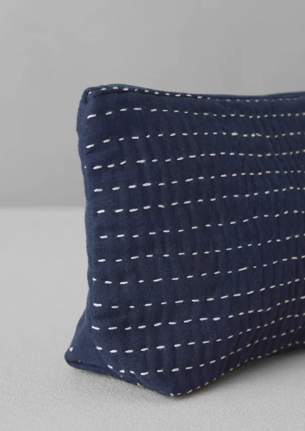Outlet Hand Embroidered Celestial Pouch Textiles|Bathroom